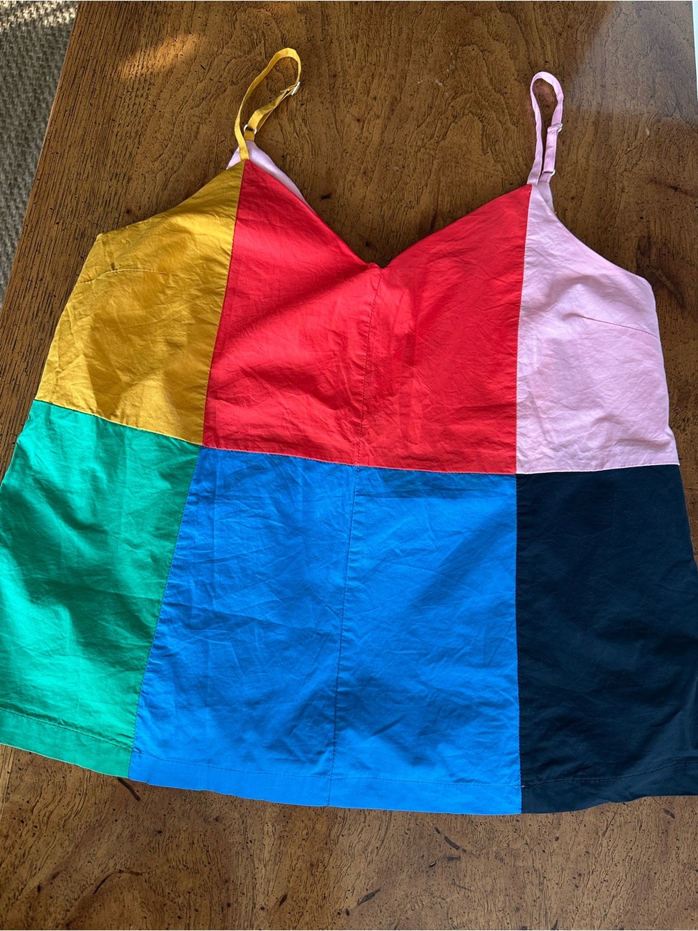 English Factory Women’s Colorblock 100% Cotton Top Like New, M